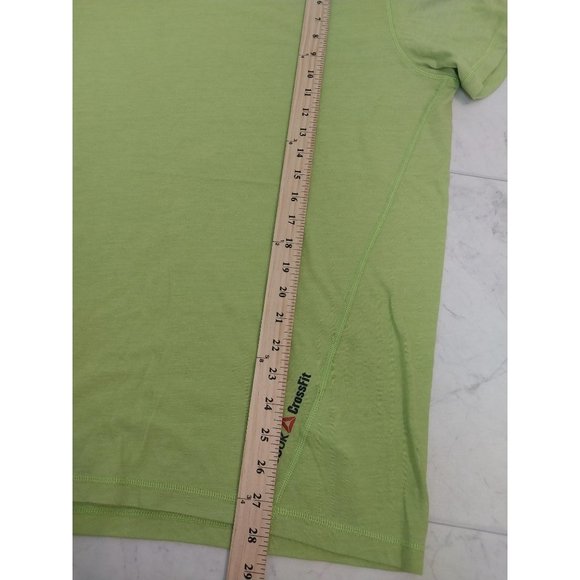 Reebok CrossFit Lime Green Athletic Workout T Shirt Men's Sz XL - Picture 8 of 8